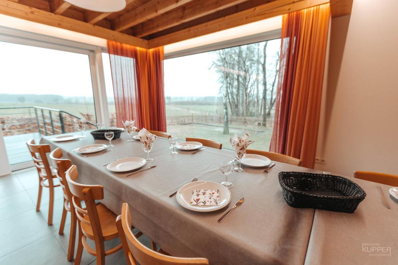 Le Loup Gris - 35 Pers - Vue-Wellness, Butgenbach-Malmedy Bütgenbach Exterior foto