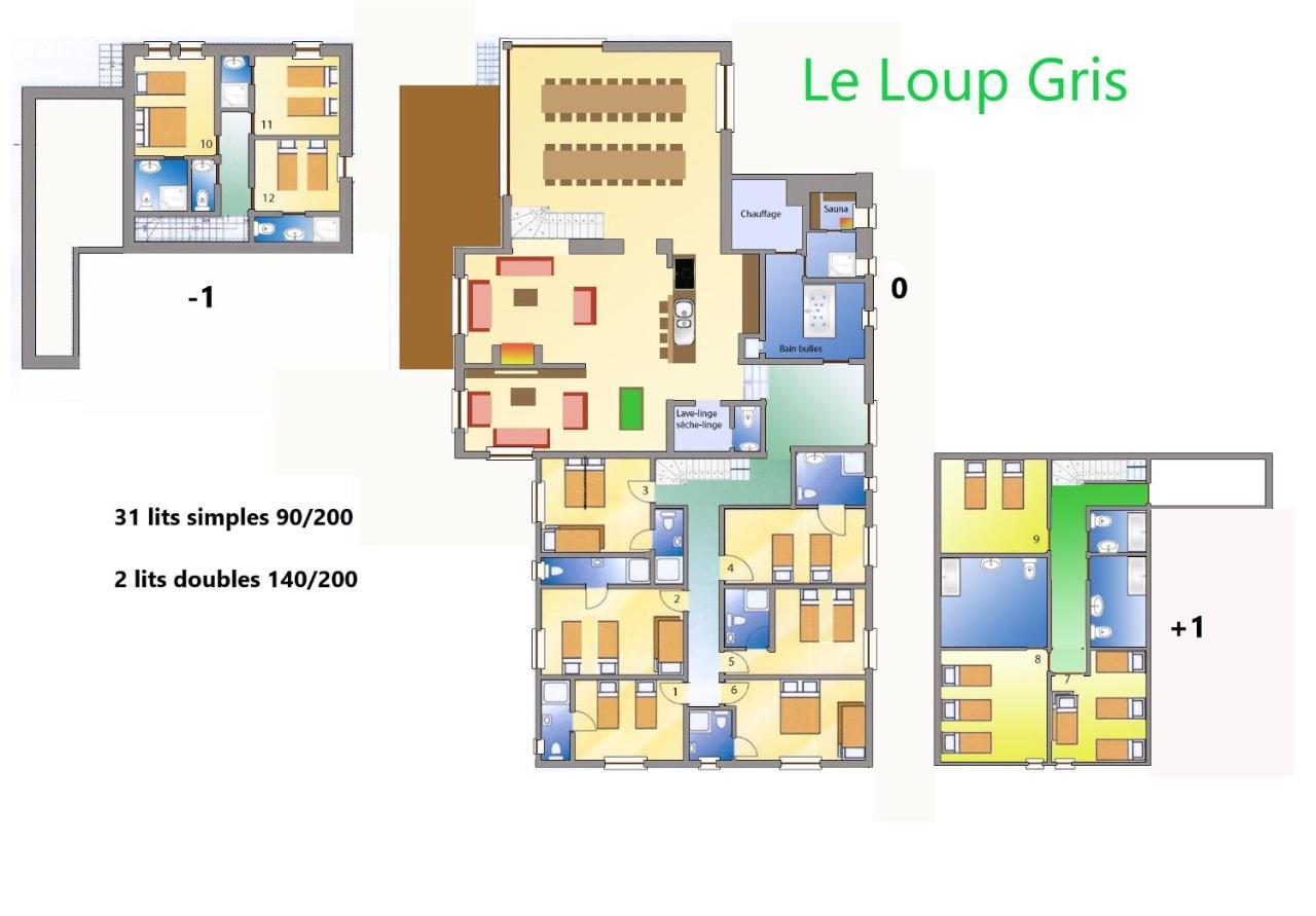 Le Loup Gris - 35 Pers - Vue-Wellness, Butgenbach-Malmedy Bütgenbach Exterior foto